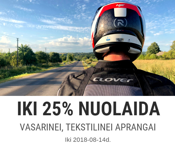 Nuo 20% iki 25% tekstilinei vasarinei aprangai!