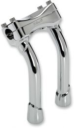 BILTWELL 20,5 CM MURDOCK PULLBACK STEEL RISER POLISHED SHOW CHROME