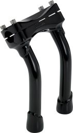 BILTWELL Black 8" Oversized Murdock Pullback Risers