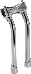 BILTWELL Chrome 12" Oversized Murdock Pullback Risers