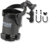 RAM MOUNT LEVEL CUP XL PUODELIO LAIKIKLIS SU TVIRTINIMO KOMPLEKTU BLACK