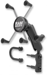 RAM MOUNT X-GRIP TELEFONO LAIKIKLIS PRIE SANKABOS/STABDŽIO APKABOS BLACK