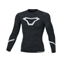 Termo marškinėliai Macna BASELAYER SHIRT COOL Black / Grey