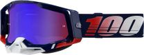 AKINIAI 100% RACECRAFT2 RPBLC MIRROR RED/BL